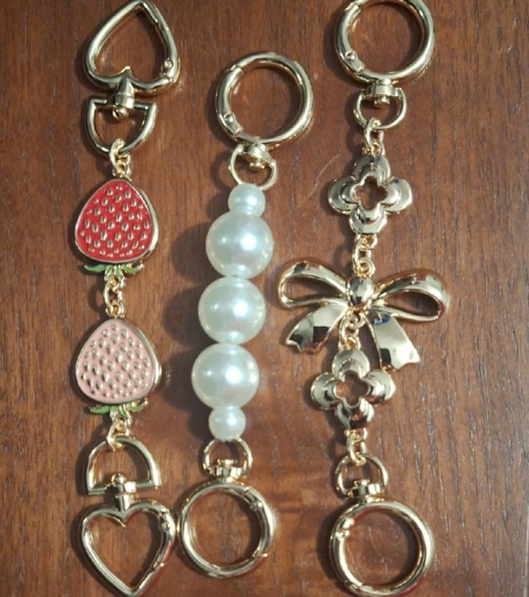 Accessories - Lot Of 3 Bag Strap Extenders Bag Charms